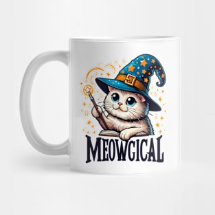 Meowgical: Cat Wizardry in Action Mug